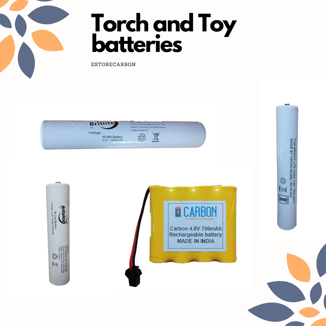 Torch and toy batteries